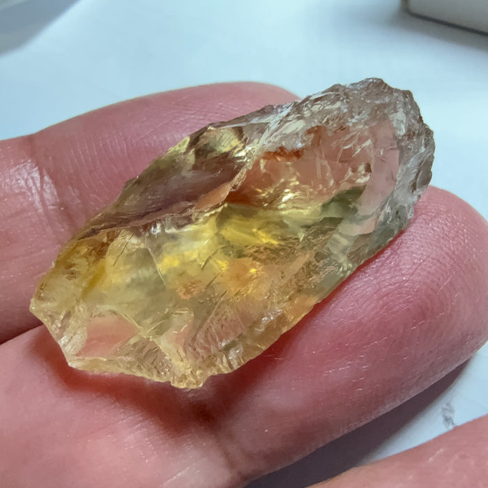 Citrine, 32.31ct, Zambia, Untreated Unheated, VVS-IF, flattish shape