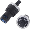 CKC Brand LA42DWQ-22 Panel Mount 2K Ohm Rotary Potentiometer, 22mm Hole, 2W, IP65, Speed Control for VFD