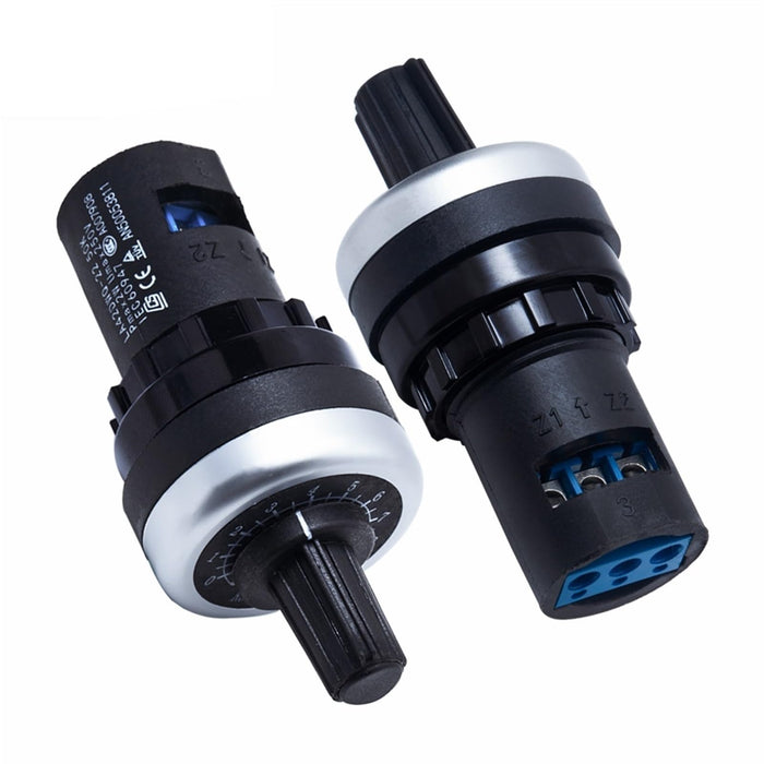 CKC Brand LA42DWQ-22 Panel Mount 2K Ohm Rotary Potentiometer, 22mm Hole, 2W, IP65, Speed Control for VFD