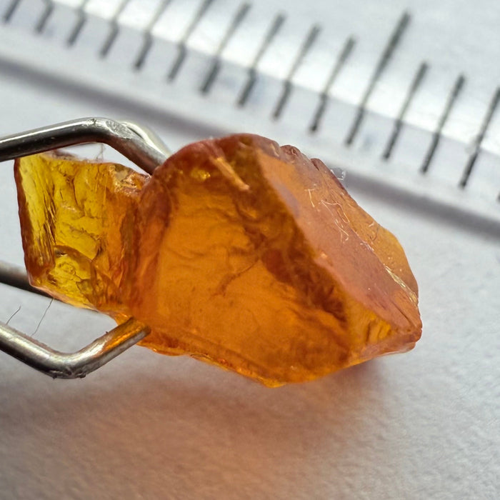 Clinohumite, 1.82ct, Morogoro, Tanzania, Untreated Unheated. VVS, odd shape and a bit flattish