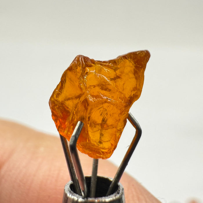 Clinohumite, 1.82ct, Morogoro, Tanzania, Untreated Unheated. VVS, odd shape and a bit flattish