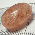 Confetti Sunstone Cabochon, 15.38ct, Tanzania, Untreated Unheated, flat backed