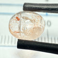 Confetti Sunstone Cabochon, 1.55ct, Tanzania, Untreated Unheated, flat backed