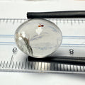 Confetti Sunstone Cabochon, 8.13ct, Tanzania, Untreated Unheated, flat backed