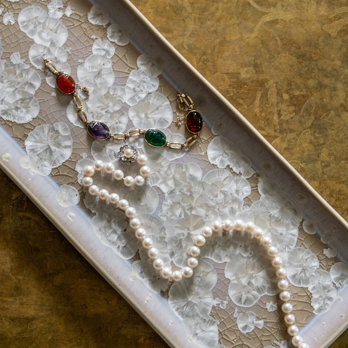 Crystalline Rectangular Platter