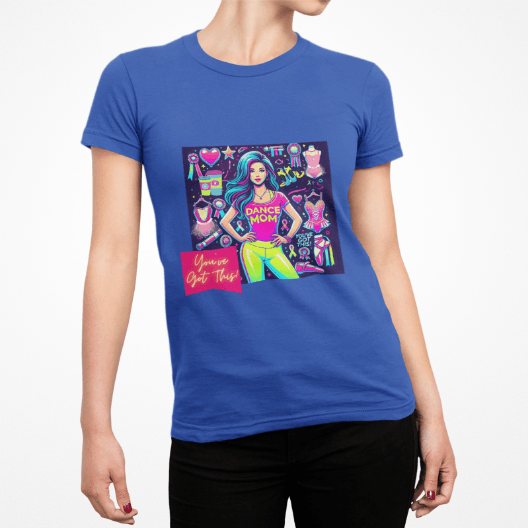 Dance Mom Magic (Blue Hair Mom) - A Colorful Celebration 🌈 - Women's Softstyle Tee - Whippie's