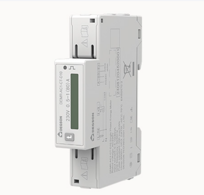 DEGSON DEMR-AC1-CT-D36 DIN Rail Energy Meter – With CT, 36A, AC, kWh Measurement