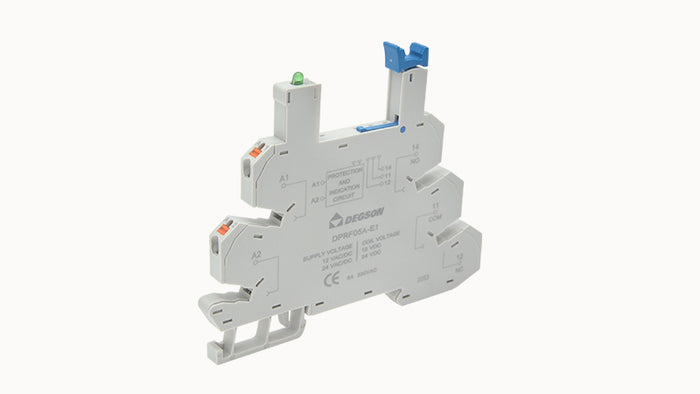 DEGSON DPSF05A-E1-00Z(H) Relay Socket – 1PDT, 6A, Screw Connection, Anti-Touch Cover