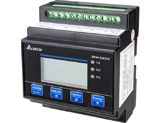 Delta DPM-DA510 – DIN Rail Energy/Power Meter