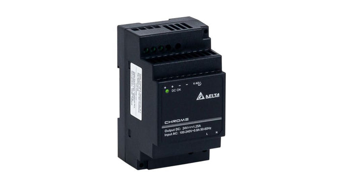 Delta DRC-24V30W1AZ – 24V DC 30W 1.25A DIN Rail Power Supply