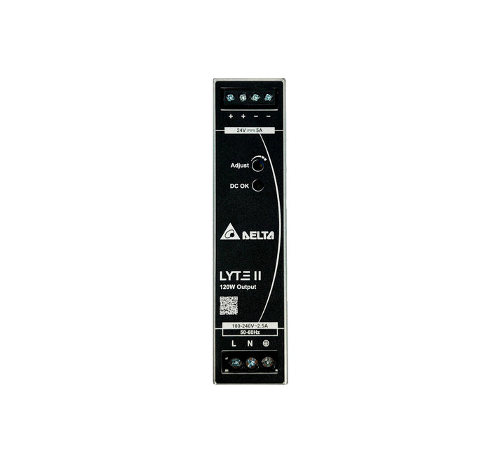 Delta DRL-12V120W1EN – 12V DC 120W 10A DIN Rail Power Supply