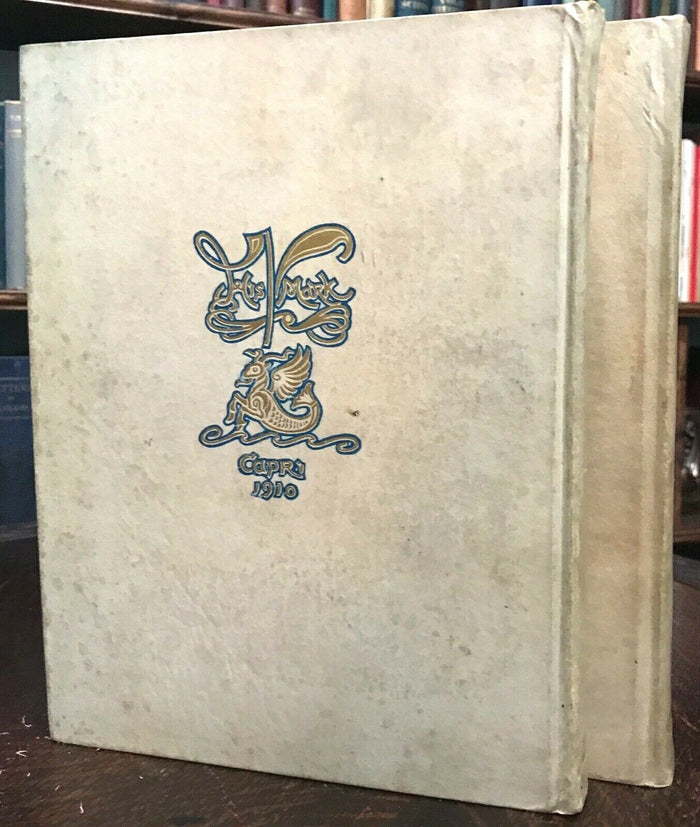 DIGRESSIONS OF V. - 1st Ltd Ed, 1910 - 2 Vols SIGNED, SYMBOLIST ART Elihu Vedder