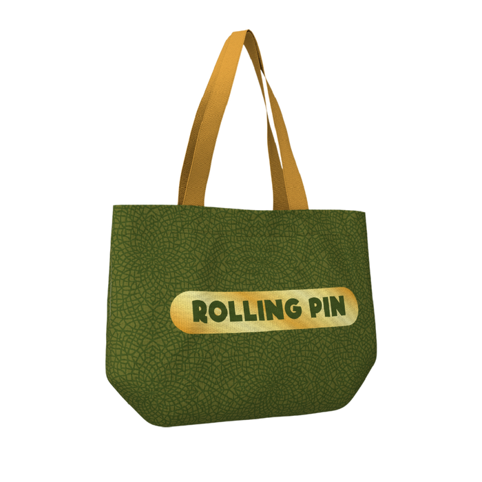Rolling Pin Dubai Style oversized tote bag, front view