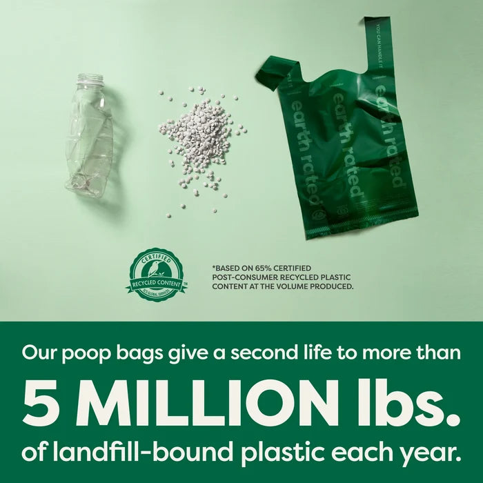 Earth Rated 120ct Handle bags on Refill Rolls - Lavender