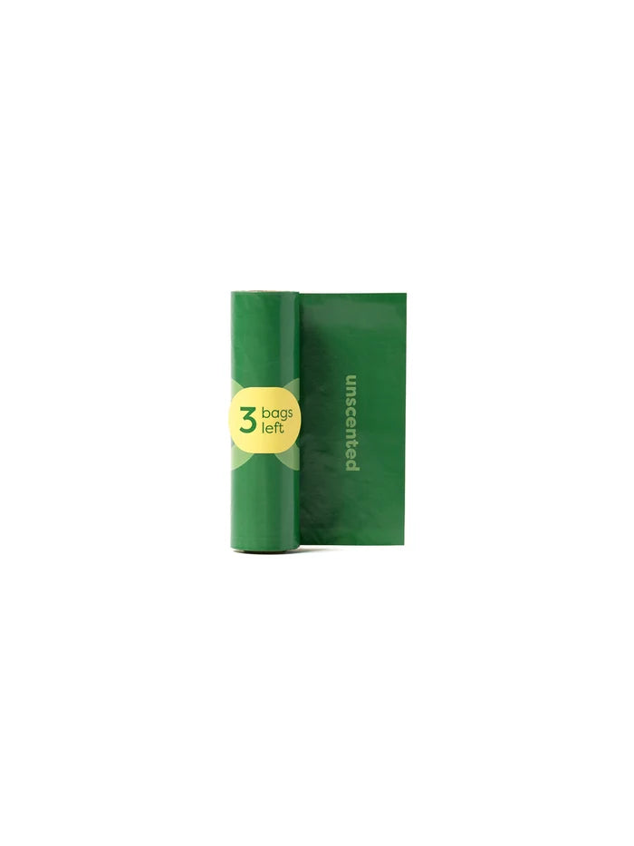 Earth Rated Unscented Poop Bags 120ct on 8 Refill Rolls (Case of 12)