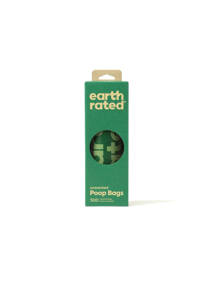 Earth Rated Unscented Poop Bags 300ct on a Large Single Roll