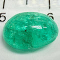 Emerald Cabochon Cut, 2.00ct, Tanzania. Untreated Unheated No Oil
