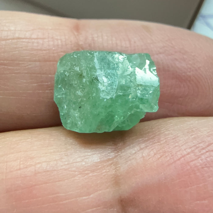 Emerald Crystal, 6.57ct, Tanzania, Untreated Unheated, specimen grade