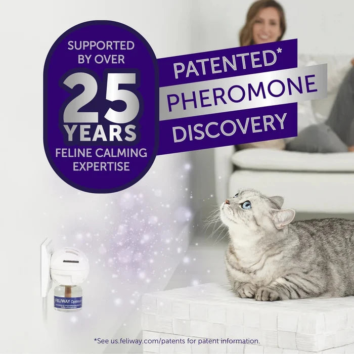 Feliway Optimum Enhanced Calming Pheromone 30-day Refill