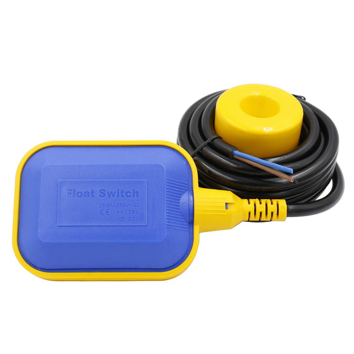 Float Switch – 10 Metres Cable, 0.46 mm² (0.50 mm² nominal)