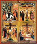 Four Part Icon Holy Week - Icons