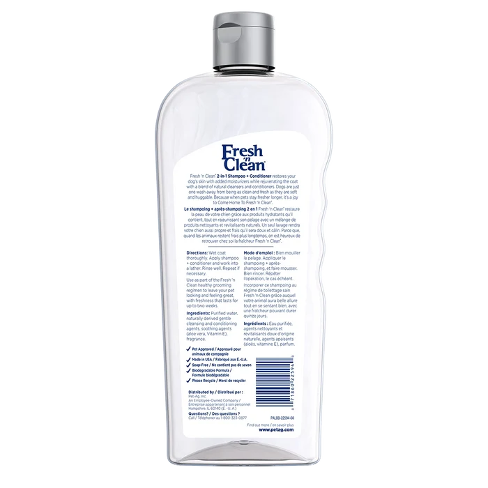 Fresh 'n Clean 2-in-1 Conditioning Shampoo, Baby Powder Scent, 18 oz.