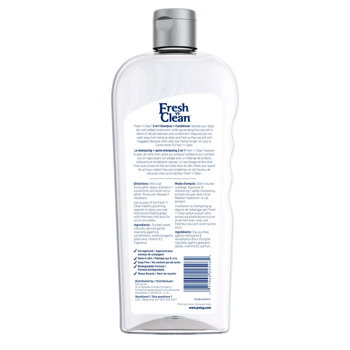 Fresh 'n Clean 2-in-1 Oatmeal Conditioning Shampoo, Tropical Scent, 18 oz.