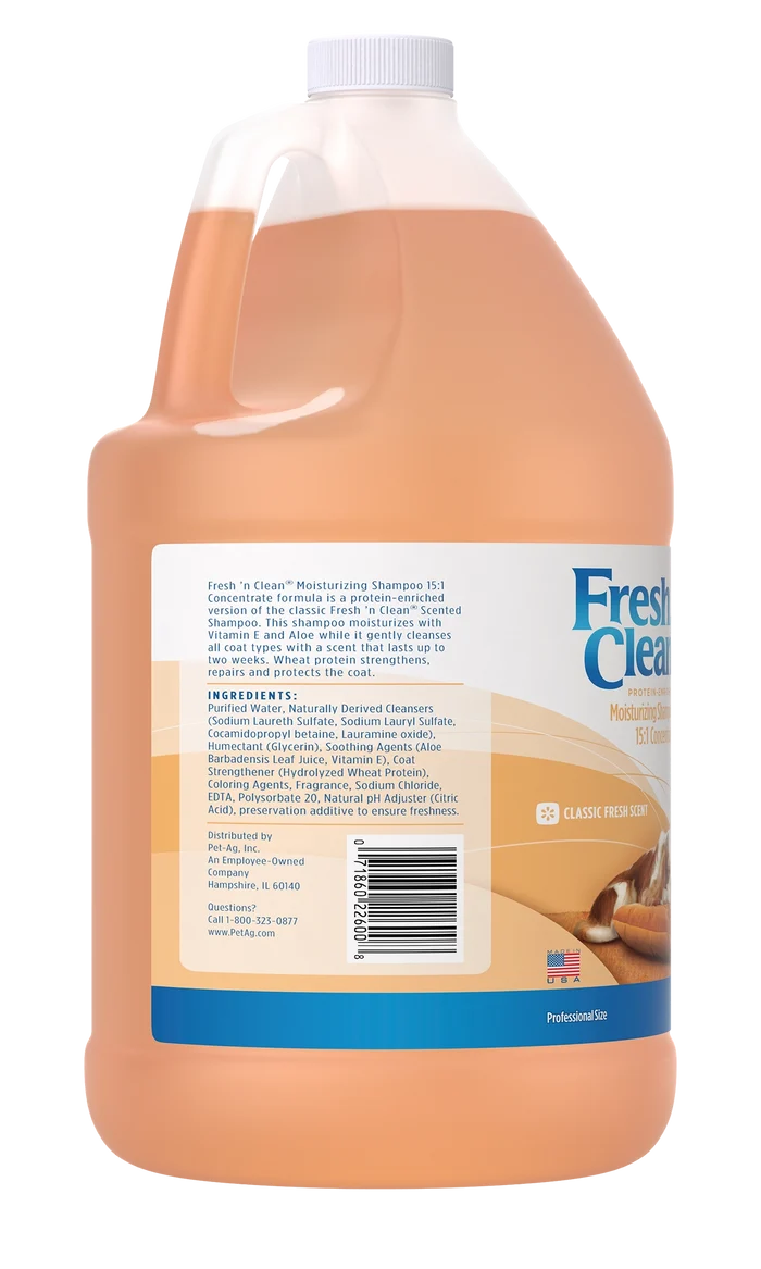 Fresh 'n Clean Moisturizing Shampoo 15:1 Concentrate, Classic Fresh Scent