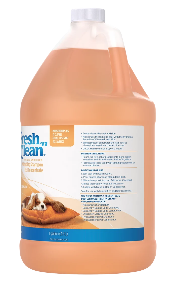 Fresh 'n Clean Moisturizing Shampoo 15:1 Concentrate, Classic Fresh Scent
