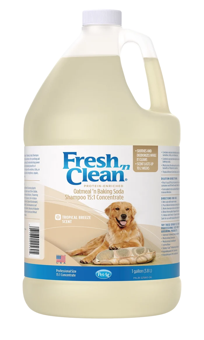 Fresh 'n Clean Oatmeal ’n Baking Soda Shampoo 15:1 Concentrate, Tropical Breeze Scent