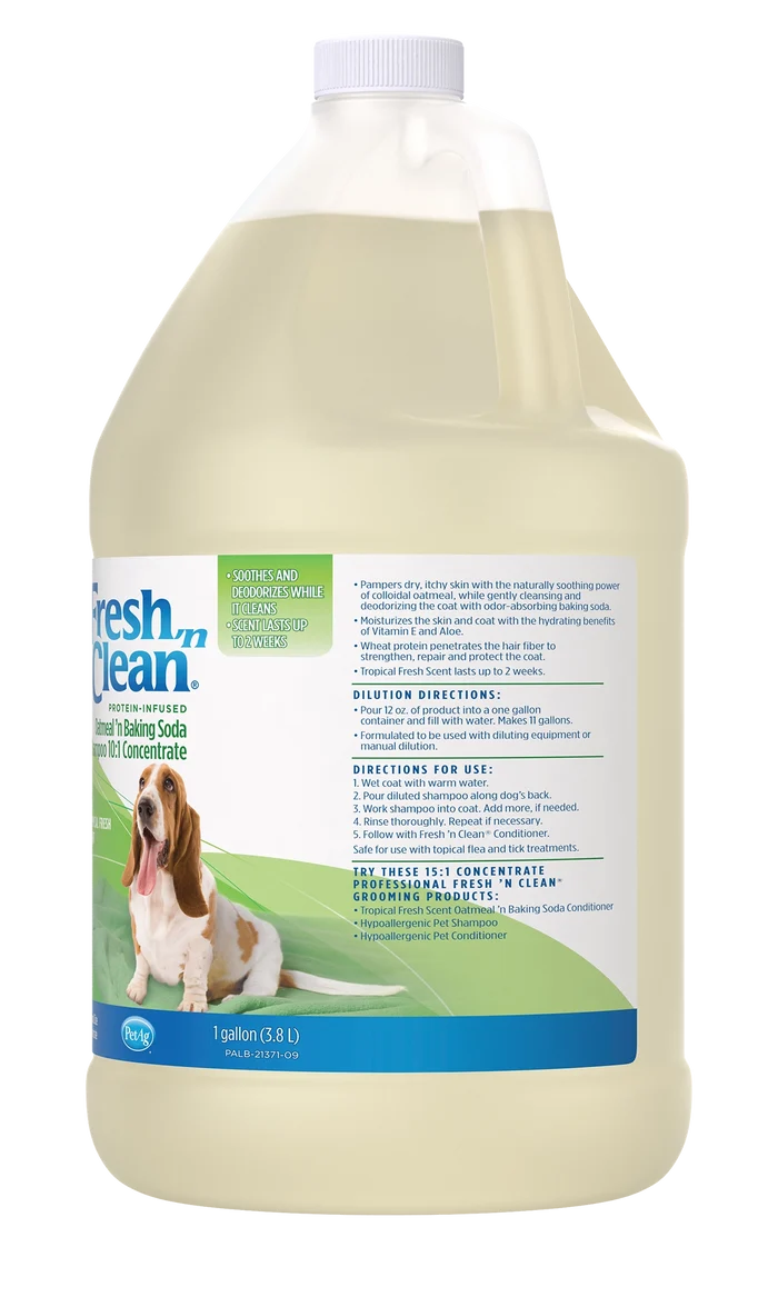 Fresh 'n Clean Oatmeal ’n Baking Soda Shampoo, Tropical Scent, Concentrated 10:1