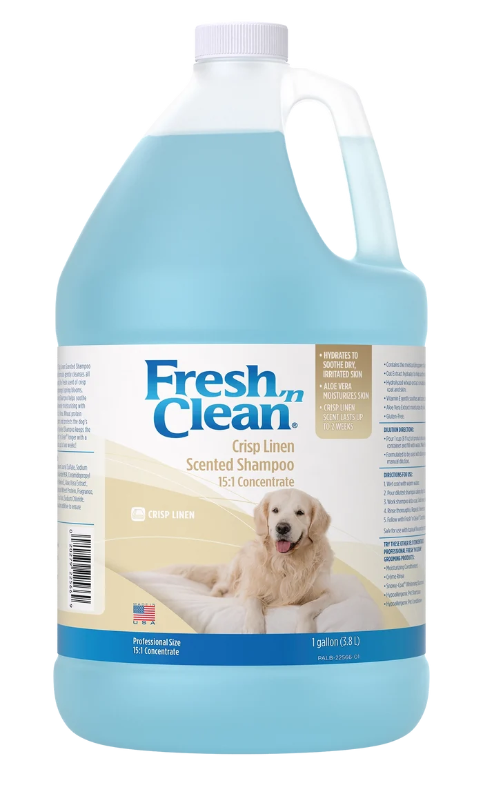 Fresh 'n Clean Scented Shampoo 15:1 Concentrate, Crisp Linen