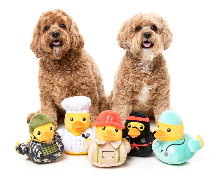 FuzzYard Ducktor Plush Dog Toy