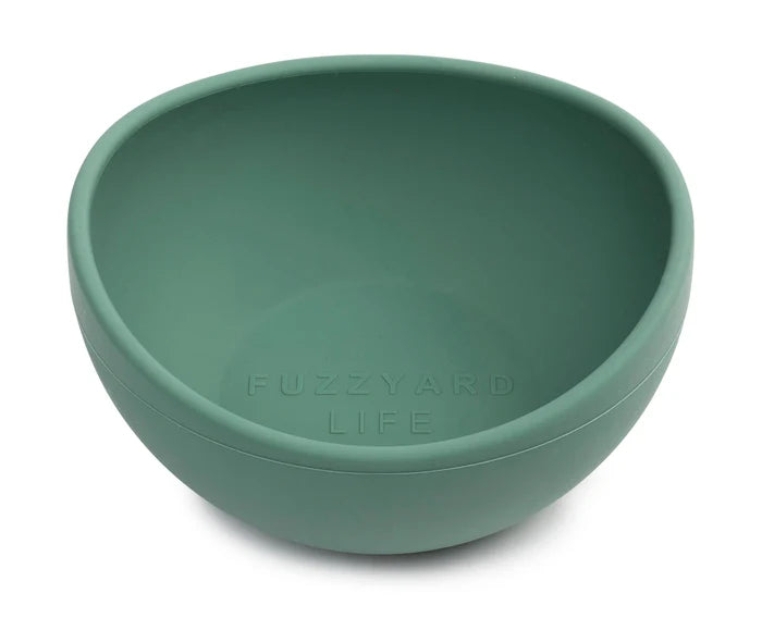 FuzzYard Life Silicone Bowl Myrtle Green L