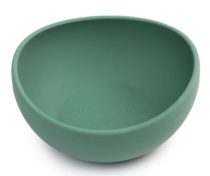 FuzzYard Life Silicone Bowl Myrtle Green S
