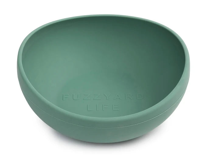 FuzzYard Life Silicone Bowl Myrtle Green S