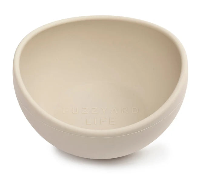 FuzzYard Life Silicone Bowl Sandstone L