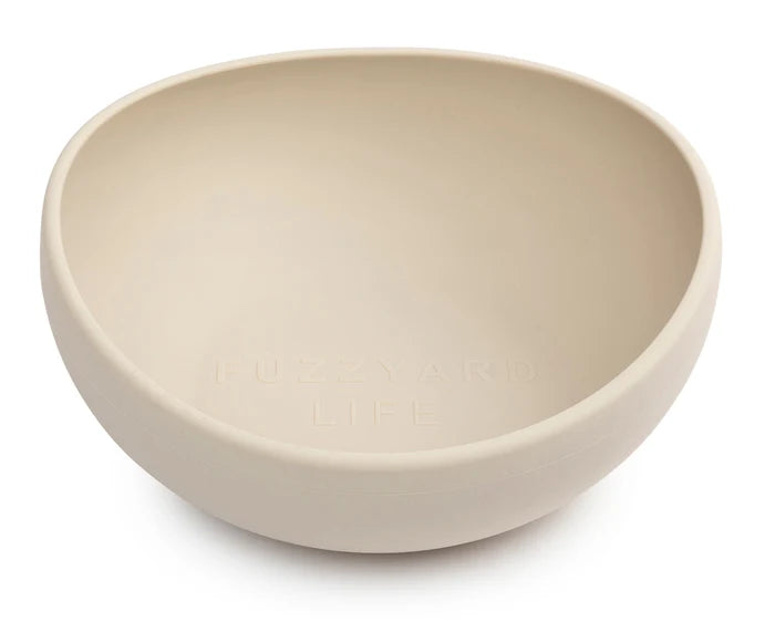 FuzzYard Life Silicone Bowl Sandstone M