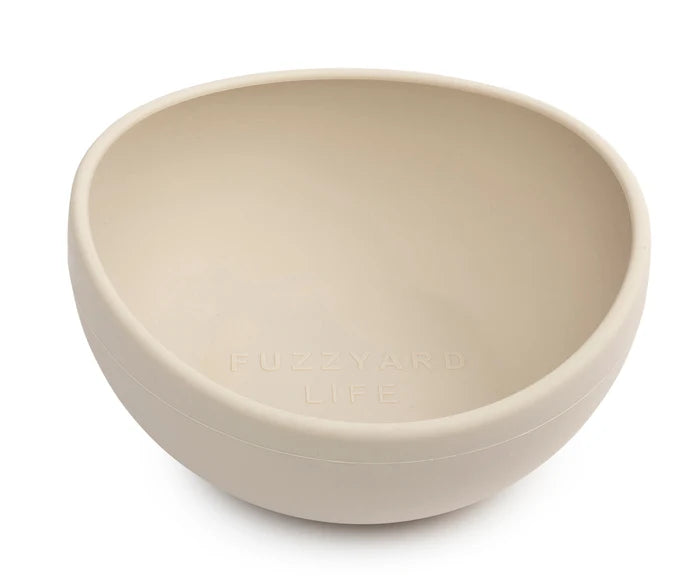 FuzzYard Life Silicone Bowl Sandstone M