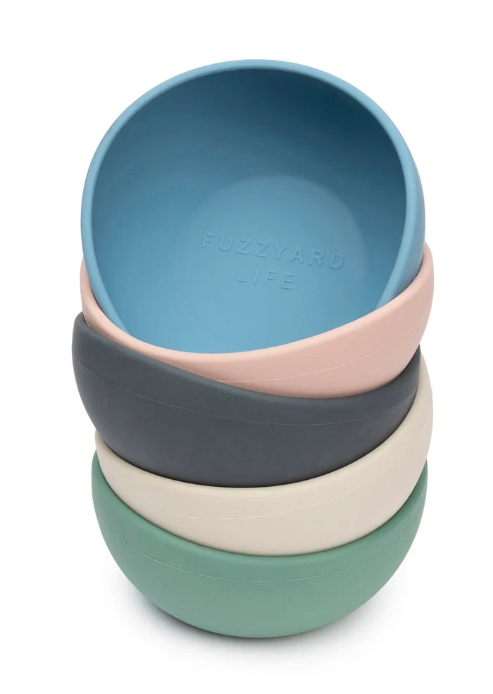 FuzzYard Life Silicone Bowl Slate Grey M