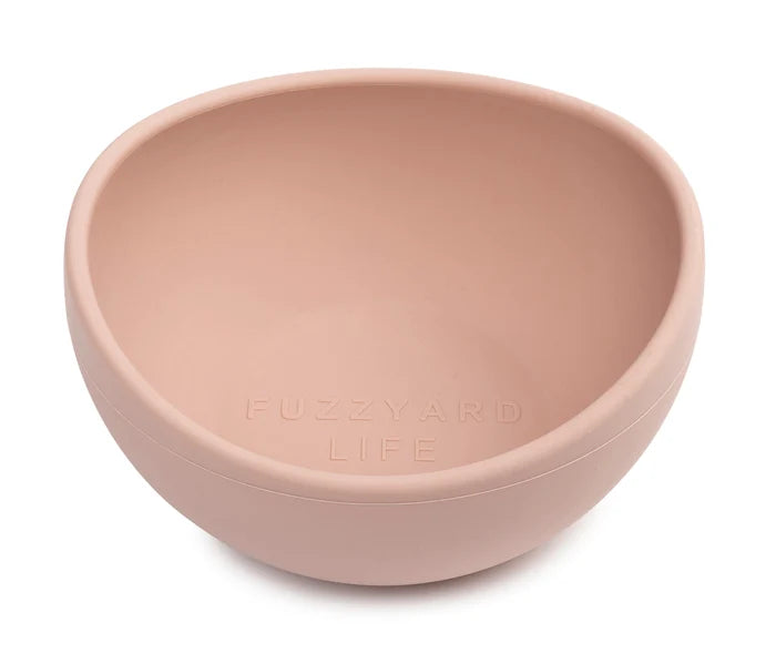 FuzzYard Life Silicone Bowl Soft Blush S