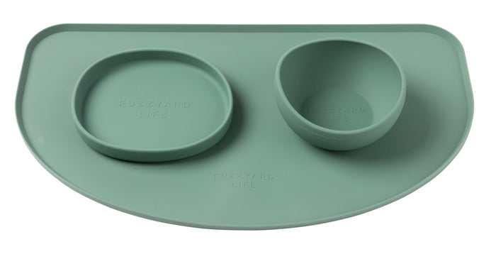 FuzzYard Life Silicone Feeding Mat Myrtle Green