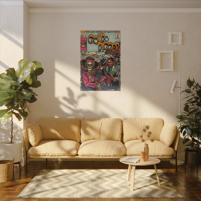 Gold Digger - Matte Canvas, Stretched, 0.75" (Multi-Size)