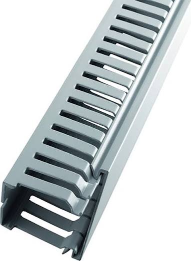 Grey Slotted Trunking 50 x 50mm 2m/pc