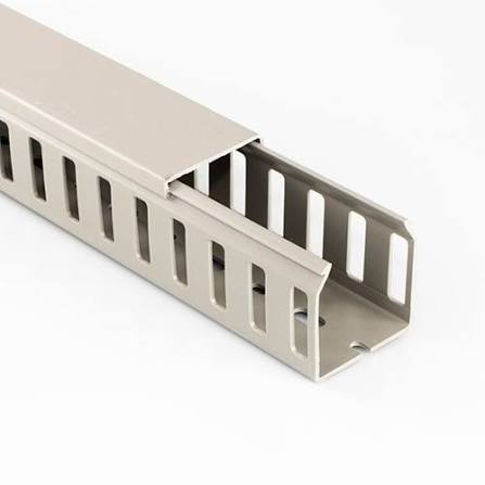 Grey Slotted Trunking 50 x 50mm 2m/pc