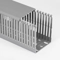 Grey Slotted Trunking 80 x 100mm 2m/pc