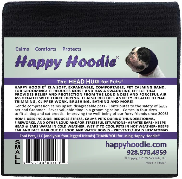 HAPPY HOODIE- SMALL BLACK