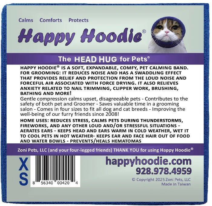 HAPPY HOODIE- XS BLUE