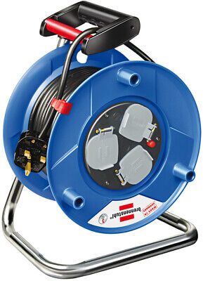 Heavy Duty Cable Extension Reel – 50 Metres | 1.5mm² Thick Cable