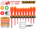 HKISD0908 9-Piece Insulated Screwdriver Set – Safety Hand Tools